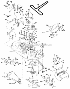 Part Location Diagram of 145338 Craftsman Mower