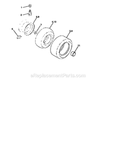 Page G Diagram and Parts List for 917255441  Craftsman Lawn Tractor
