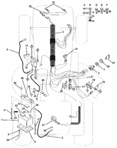 Page A Diagram and Parts List for 917255450  Craftsman Lawn Tractor