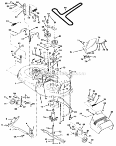 Part Location Diagram of 127846 Craftsman Clutch Arm