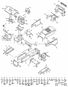 Part Location Diagram of 123783X016 Craftsman Saddle