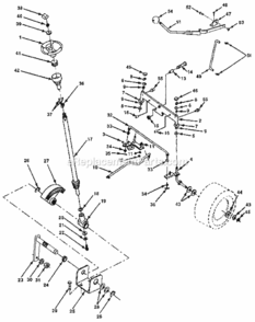 Page D Diagram and Parts List for 917255450  Craftsman Lawn Tractor