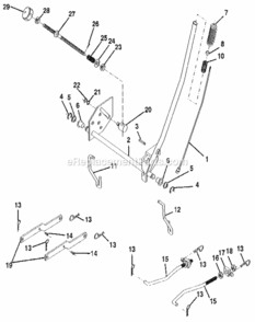 Page I Diagram and Parts List for 917255450  Craftsman Lawn Tractor