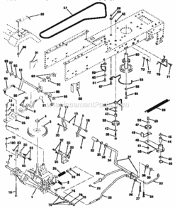Part Location Diagram of 142609 Craftsman Transaxle