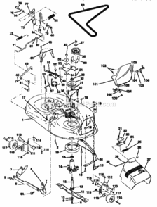 Page I Diagram and Parts List for 917255462  Craftsman Lawn Tractor