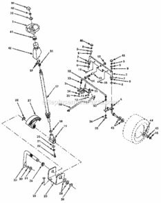 Page D Diagram and Parts List for 917255522  Craftsman Lawn Tractor