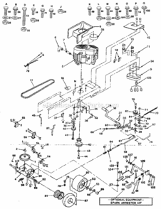 Page C Diagram and Parts List for 917255540  Craftsman Lawn Tractor