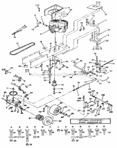 Part Location Diagram of 127273X Craftsman Shaft Assembly