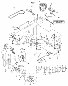 Page C Diagram and Parts List for 917255551  Craftsman Lawn Tractor