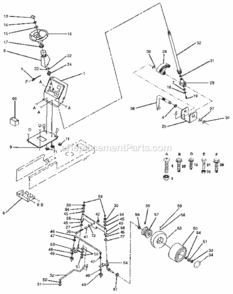 Part Location Diagram of 126709X Craftsman Saddle
