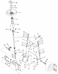 Page D Diagram and Parts List for 917255574  Craftsman Lawn Tractor