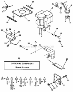 Page G Diagram and Parts List for 917255591  Craftsman Lawn Tractor