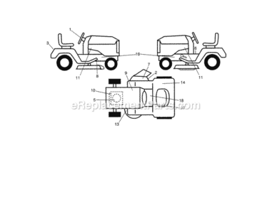 Part Location Diagram of 442546 Craftsman Dcl.Eng.Bsin