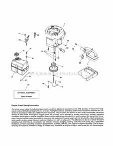 Page D Diagram and Parts List for 917255621  Craftsman Lawn Tractor