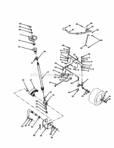 Page D Diagram and Parts List for 917255690  Craftsman Lawn Tractor