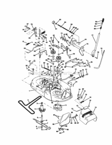 Page I Diagram and Parts List for 917255690  Craftsman Lawn Tractor