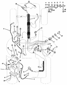 Page A Diagram and Parts List for 917255691  Craftsman Lawn Tractor
