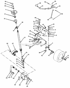 Page D Diagram and Parts List for 917255692  Craftsman Lawn Tractor