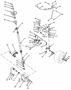 Page D Diagram and Parts List for 917255693  Craftsman Lawn Tractor