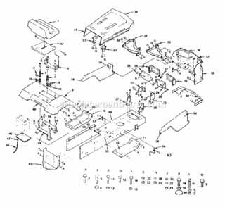 Part Location Diagram of 105268X Craftsman Bezel