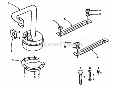 Part Location Diagram of 108863X Craftsman Brace
