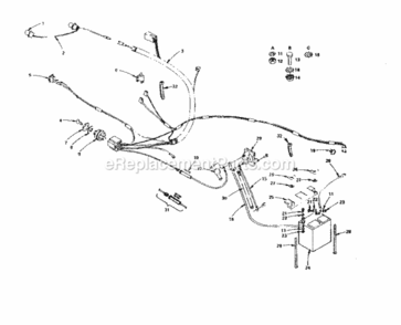 Page A Diagram and Parts List for 917255722  Craftsman Lawn Tractor