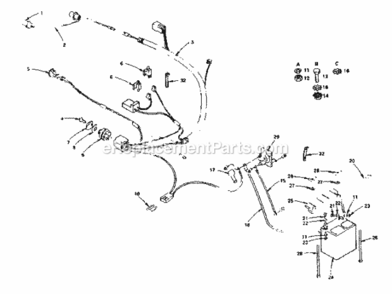 Part Location Diagram of 108865X Craftsman Harness