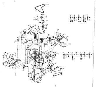 Page G Diagram and Parts List for 917255726  Craftsman Lawn Tractor