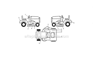 Page I Diagram and Parts List for 917255728  Craftsman Lawn Tractor