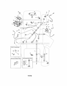Part Location Diagram of 581022801 Husqvarna Harness