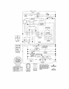 Page K Diagram and Parts List for 917255729  Craftsman Lawn Tractor