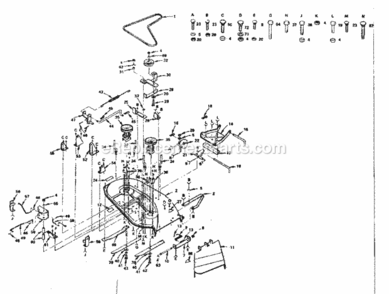 Part Location Diagram of 583673401 Craftsman Deflector Shield Kit