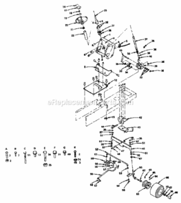 Page D Diagram and Parts List for 917255736  Craftsman Lawn Tractor