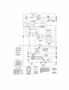 Page K Diagram and Parts List for 917255737  Craftsman Lawn Tractor