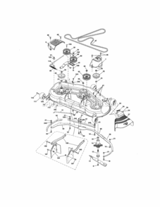 Page F Diagram and Parts List for 917255738  Craftsman Lawn Tractor