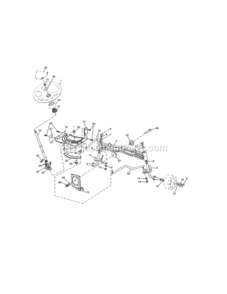 Page E Diagram and Parts List for 917255744  Craftsman Lawn Tractor