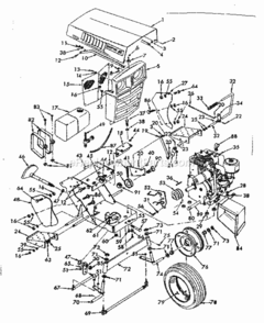 Page A Diagram and Parts List for 91725580  Craftsman Lawn Tractor
