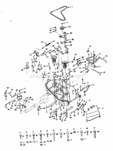 Page G Diagram and Parts List for 917255810  Craftsman Lawn Tractor
