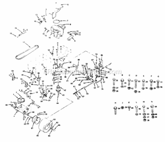 Part Location Diagram of 108854X Craftsman Transaxle