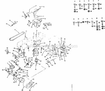 Part Location Diagram of 62139 Craftsman Support, Splitter