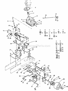Page D Diagram and Parts List for 917255831  Craftsman Lawn Tractor