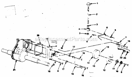 Part Location Diagram of 108182X Craftsman Bracket