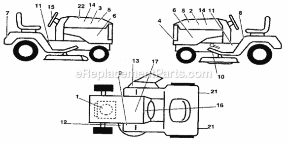 Part Location Diagram of 138261 Craftsman Decal