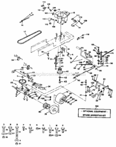 Part Location Diagram of 137620 Craftsman Engine