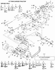 Page C Diagram and Parts List for 9172559101  Craftsman Lawn Tractor