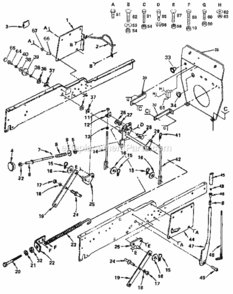Page E Diagram and Parts List for 9172559105  Craftsman Lawn Tractor