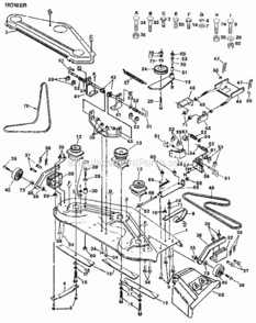 Page H Diagram and Parts List for 9172559106  Craftsman Lawn Tractor