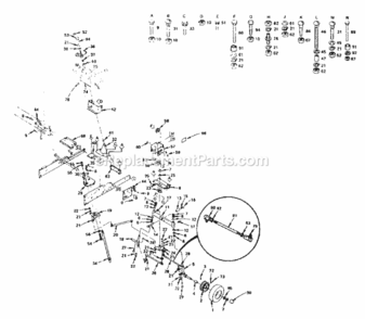 Page D Diagram and Parts List for 917255912  Craftsman Lawn Tractor