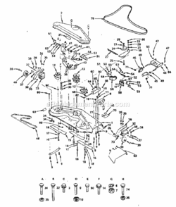 Page F Diagram and Parts List for 917255912  Craftsman Lawn Tractor