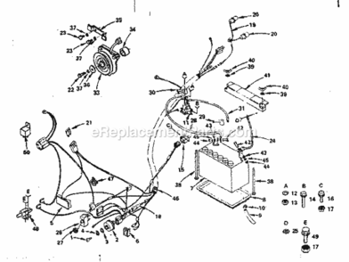 Part Location Diagram of 110017X Craftsman Harness